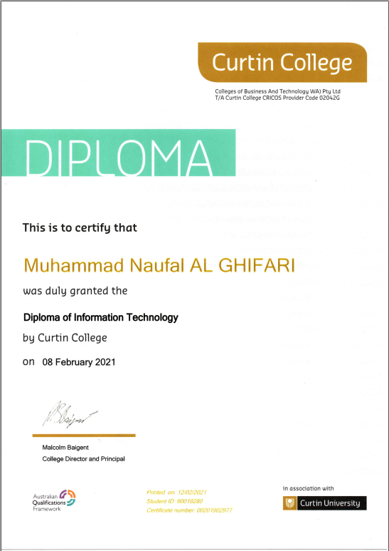Image of Diploma of IT